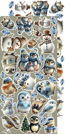 Craft O Clock Extras Set Mix 15x30 cm Jolly Season CC-C79-JS-13