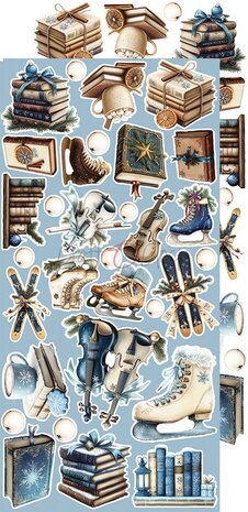 Craft O Clock Extras Set Mix 15x30 cm Jolly Season CC-C79-JS-13