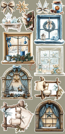 Craft O Clock Extras Set Mix 15x30 cm Jolly Season CC-C79-JS-13