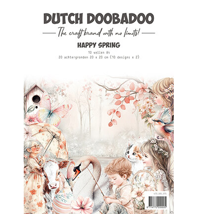Dutch Doobadoo Collage Happy Spring 473.005.075