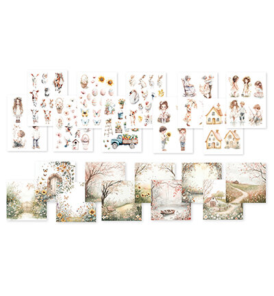 Dutch Doobadoo Collage Happy Spring 473.005.075