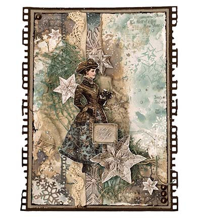 Studio Light JMA Clear Stamp Christmas deco Christmas Blush nr. 883 	JMA-CB-STAMP883