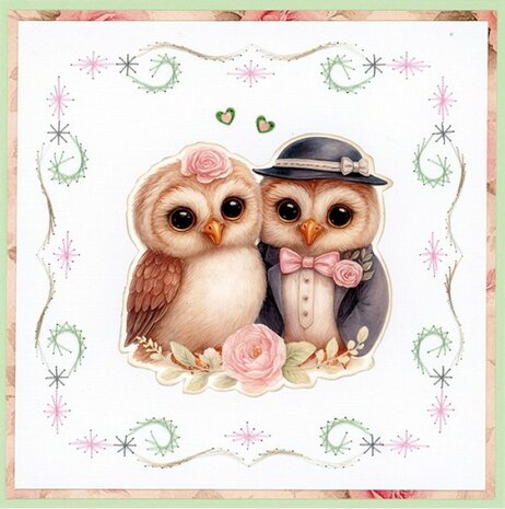 3D Pushout Sheet - Berries Beauties - Owlways Yours - Charm SB11075