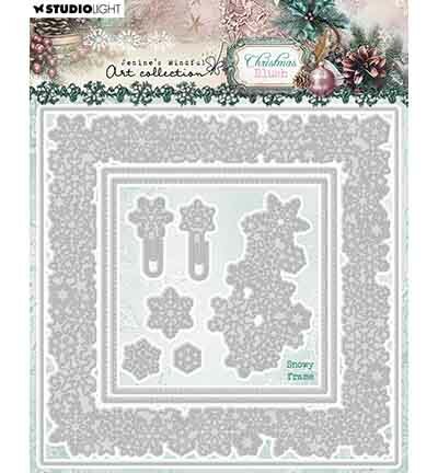 Studio Light JMA Cutting Die Snowy frame Christmas Blush nr. 1059 JMA-CB-CD1059