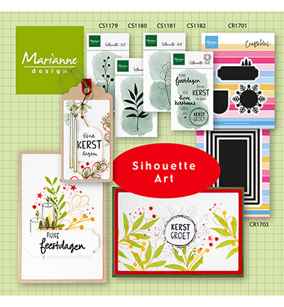 Marianne Design Craftable Winter labels CR1701