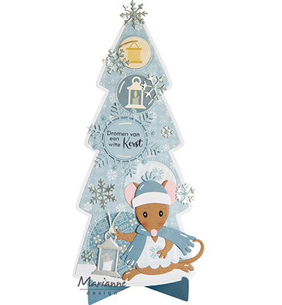 Marianne Design Craftable Winter labels CR1701