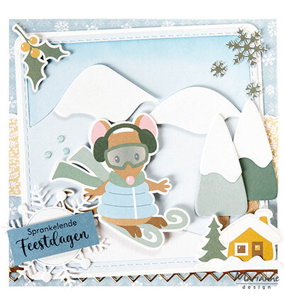 Marianne Design Craftable Winter labels CR1701