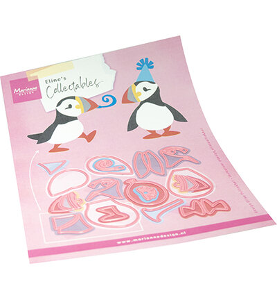 Marianne Design Collectable, Eline&#039;s Party Puffin COL1581