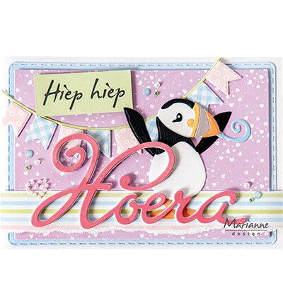 Marianne Design Collectable, Eline&#039;s Party Puffin COL1581
