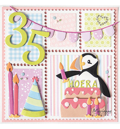 Marianne Design Creatable, Birthday set LR0942