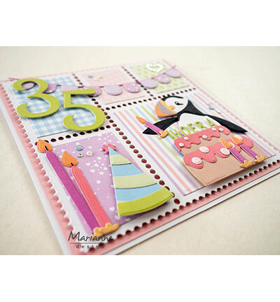 Marianne Design Creatable, Birthday set LR0942