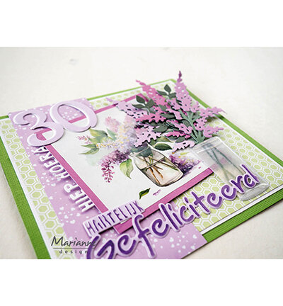 Marianne Design Knipvel A4, Birthday Bouquets VK9639