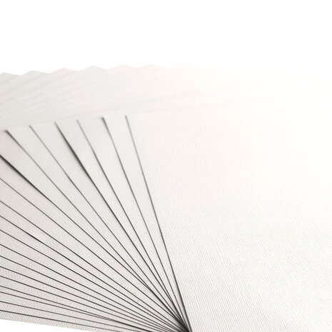 Florence &bull; Cardstock Papier 216g Textuur 30,5x30,5cm Off-White