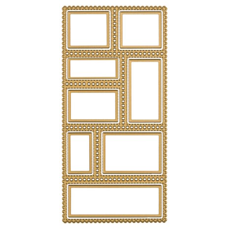 Vaessen Creative &bull; Mini Snijmallen Postzegels 9st 3625-0205