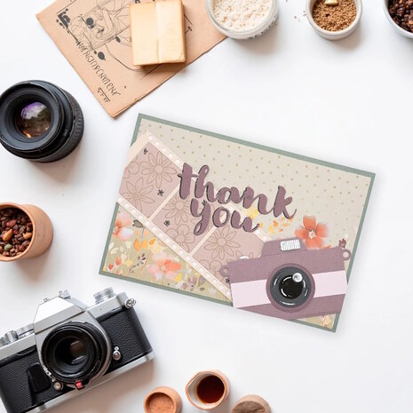 Vaessen Creative &bull; Mini Snij- en Embossingmallen Vintage Filmstrip 5st. 3625-0212