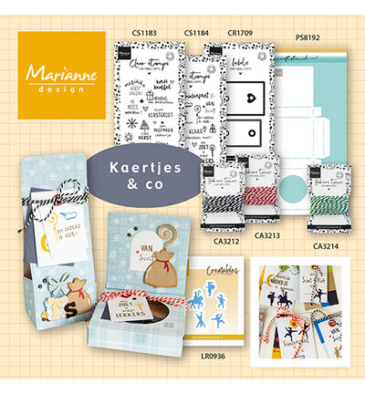 Marianne Design Clear Stamp, Kaertjes en Co - Kerst CS1183