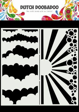 Dutch Doobadoo Dutch Mask Art Slimline Wolken 