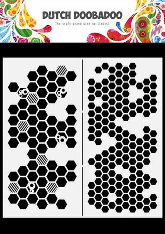 Dutch Doobadoo Mask Art Slimline Honingraat 470.784.052