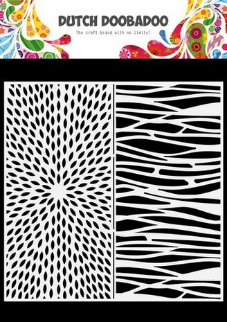 Dutch Doobadoo Mask Art Slimline Stripes 470.784.088 210x210mm