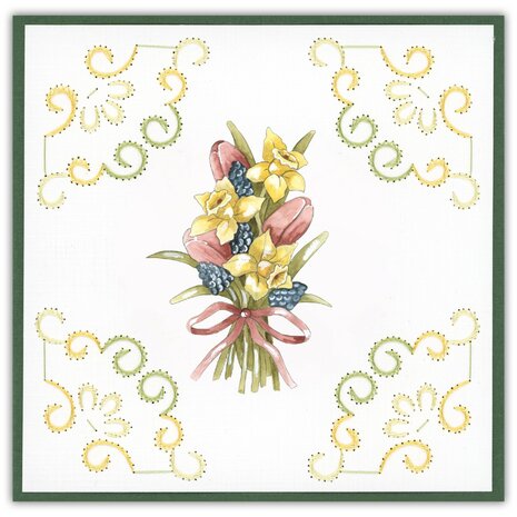 Stitch and Do 252 - Precious Marieke - Yellow Flowers STDO252