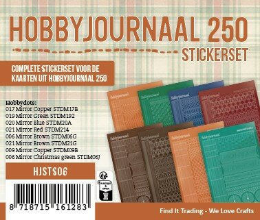 Stickerset Hobbyjournaal 250 HJSTS06