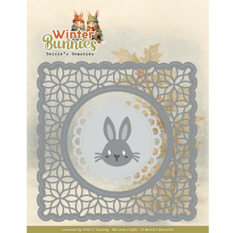 Dies - Berries Beauties - Winter Bunnies - Bunny Frame BBD10080