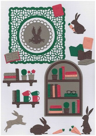 Dies - Berries Beauties - Winter Bunnies - Bunnies BBD10082