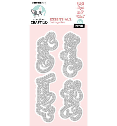 Studio Light Craftlab Cutting Die Wordz Super Essentials nr.964 CCL-ES-CD964