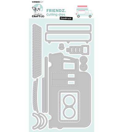 Studio Light Craftlab Cutting Die Foodtruck Friendz nr.969 CCL-FR-CD969