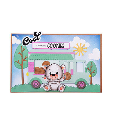 Studio Light Craftlab Cutting Die Foodtruck Friendz nr.969 CCL-FR-CD969