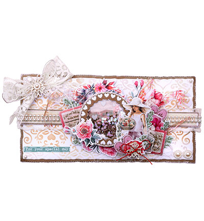 Studio Light JMA Stamp and Cutting dies Heart ATC Sending You Love nr.92 JMA-SYL-SCD92