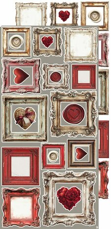 Craft O Clock Creative Extras Set 15x30 cm Mix 01- Spring in Love