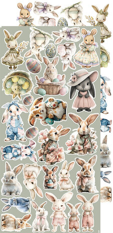 Craft O Clock Creative Extras Set 15x30 cm Mix 01- Spring in Love