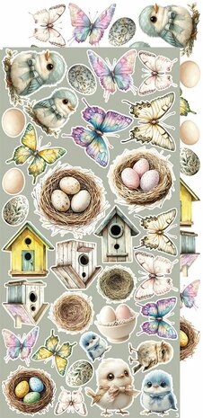 Craft O Clock Creative Extras Set 15x30 cm Mix 01- Spring in Love