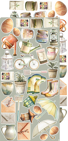 Craft O Clock Creative Extras Set 15x30 cm Mix 01- Spring in Love
