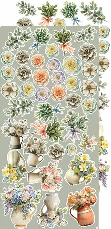 Craft O Clock Creative Extras Set 15x30 cm Mix 01- Spring in Love