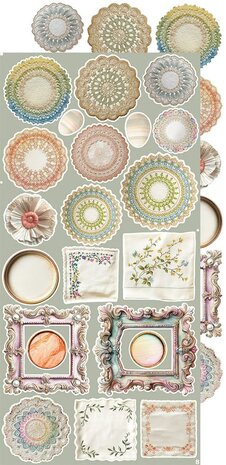 Craft O Clock Creative Extras Set 15x30 cm Mix 01- Spring in Love