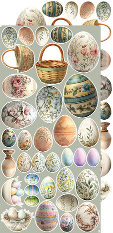 Craft O Clock Creative Extras Set 15x30 cm Mix 01- Spring in Love