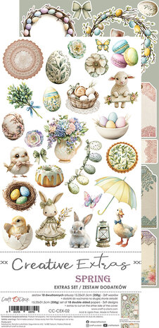 Craft O Clock Creative Extras Set 15x30 cm Mix 01- Spring in Love