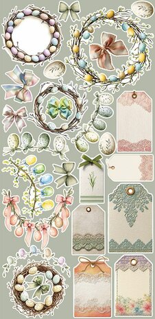Craft O Clock Creative Extras Set 15x30 cm Mix 01- Spring in Love