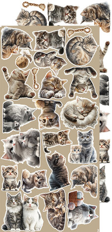 Craft O Clock Creative Extras Set 15x30 cm Mix 02- Lovely Pets&nbsp;CC-CEX-MIX-02