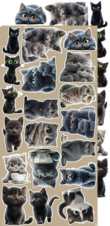 Craft O Clock Creative Extras Set 15x30 cm Mix 02- Lovely Pets&nbsp;CC-CEX-MIX-02