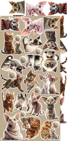 Craft O Clock Creative Extras Set 15x30 cm Mix 02- Lovely Pets&nbsp;CC-CEX-MIX-02