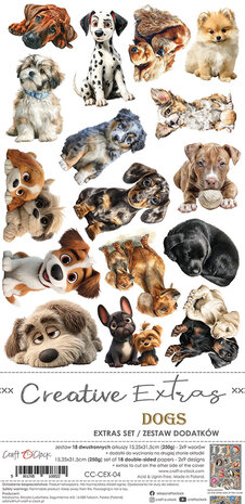 Craft O Clock Creative Extras Set 15x30 cm Mix 02- Lovely Pets&nbsp;CC-CEX-MIX-02