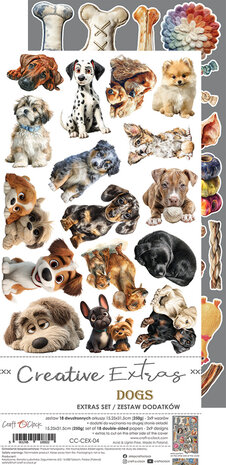 Craft O Clock Creative Extras Set 15x30 cm Mix 02- Lovely Pets&nbsp;CC-CEX-MIX-02