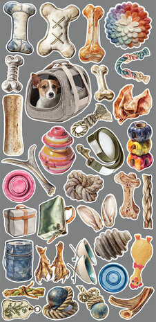Craft O Clock Creative Extras Set 15x30 cm Mix 02- Lovely Pets&nbsp;CC-CEX-MIX-02