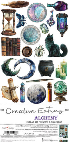 Craft O Clock Creative Extras Set 15x30 cm Mix 03- Supernatural World CC-CEX-MIX-03