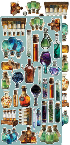 Craft O Clock Creative Extras Set 15x30 cm Mix 03- Supernatural World CC-CEX-MIX-03