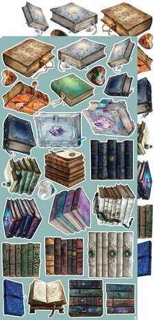 Craft O Clock Creative Extras Set 15x30 cm Mix 03- Supernatural World CC-CEX-MIX-03