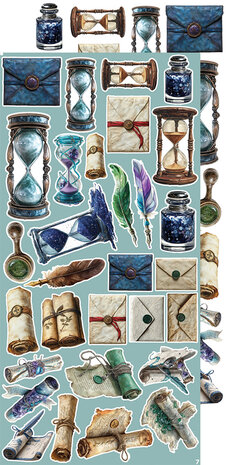 Craft O Clock Creative Extras Set 15x30 cm Mix 03- Supernatural World CC-CEX-MIX-03